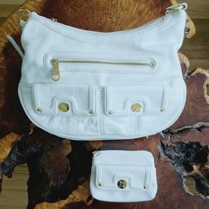 Stone Mountain leather bag w matching wallet